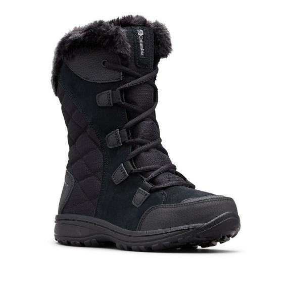 Columbia Ice Maiden II Boots Black Grey For Women's NZ65014 New Zealand